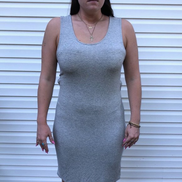 grey tshirt dress from my closet - Picture 1 of 2